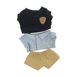 Maxbell Plush Doll Clothes Set Doll Outifit Soft Doll Accessories for 15cm 17cm Doll Administrative