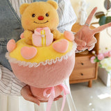 Maxbell Plush Bear Bouquet Cartoon Home Decor Plush Figure Toy for Adults Teens Kids