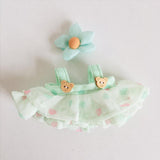 Maxbell 3x Dolls Dress with Hat Hair Accessories Handmade for 15-17cm Dolls Dress up