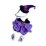 Maxbell 3 Pieces Fashion Dolls Halloween Clothes with Hat Shoes Accs for 8inch Dolls