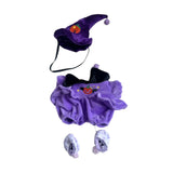 Maxbell 3 Pieces Fashion Dolls Halloween Clothes with Hat Shoes Accs for 8inch Dolls