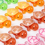 Maxbell 100 Pieces Luminous Mini Turtles Gift Funny Toy for Party Office Indoor resin single  bag