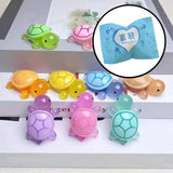 Maxbell 100 Pieces Luminous Mini Turtles Gift Funny Toy for Party Office Indoor resin single  bag