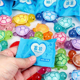 Maxbell 100 Pieces Luminous Mini Turtles Gift Funny Toy for Party Office Indoor resin single  bag