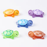 Maxbell 100 Pieces Luminous Mini Turtles Gift Funny Toy for Party Office Indoor resin single  bag