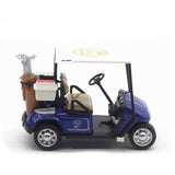 Maxbell Mini Golfcart Model Toy Golfcart Sculpture Ornament for Cake Toppers Gifts Blue