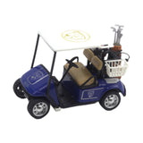 Maxbell Mini Golfcart Model Toy Golfcart Sculpture Ornament for Cake Toppers Gifts Blue