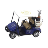 Maxbell Mini Golfcart Model Toy Golfcart Sculpture Ornament for Cake Toppers Gifts Blue