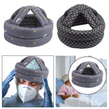 Thick Soft Protective Hat Anti Collision Breathable for Seniors Older Adults Gray