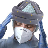 Thick Soft Protective Hat Anti Collision Breathable for Seniors Older Adults Gray