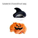 Maxbell Doll Pumpkin Clothes with Hat for Kids Imagination Costume for 6.69inch Doll