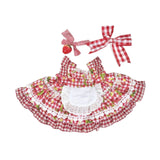 Maxbell Dolls Dress Headband Suit with Bow Brooch Costume for 38cm Dolls Girls Dolls