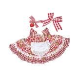 Maxbell Dolls Dress Headband Suit with Bow Brooch Costume for 38cm Dolls Girls Dolls