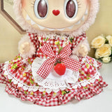 Maxbell Dolls Dress Headband Suit with Bow Brooch Costume for 38cm Dolls Girls Dolls