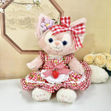 Maxbell Dolls Dress Headband Suit with Bow Brooch Costume for 38cm Dolls Girls Dolls