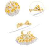 Maxbell 20cm Miniature Doll Clothes Girl Doll Outfits for 20cm Pendant Doll Kids Toy Yellow