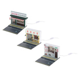Maxbell 1/64 Model Car Display Scene Ornaments for Thanksgiving Ornament Living Room Tea restaurant