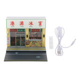 Maxbell 1/64 Model Car Display Scene Ornaments for Thanksgiving Ornament Living Room Ice house