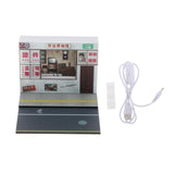 Maxbell 1/64 Model Car Display Scene Ornaments for Thanksgiving Ornament Living Room Photo studio