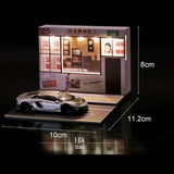 Maxbell 1/64 Model Car Display Scene Ornaments for Thanksgiving Ornament Living Room Photo studio