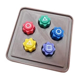 Maxbell Korean Traditional Play Game Korean Folk Game Set for Club Holiday Birthdays with square board