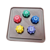 Maxbell Korean Traditional Play Game Korean Folk Game Set for Club Holiday Birthdays with square board