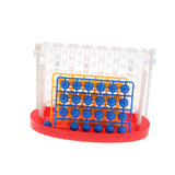 Maxbell Four in A Row Interactive Strategy Game for Coffee Table Game Gift Gathering Red