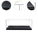 Maxbell 2xAcrylic Display Case Model Car Showcase for 1/43 Vehicle Souvenirs Cosmetics