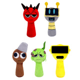 Maxbell Sprunki Plush Toy Cute Stuffed Toy for Kids Adults Valentines Day Boys Girls Red