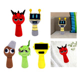 Maxbell Sprunki Plush Toy Cute Stuffed Toy for Kids Adults Valentines Day Boys Girls Red