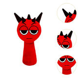 Maxbell Sprunki Plush Toy Cute Stuffed Toy for Kids Adults Valentines Day Boys Girls Red