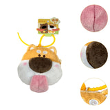 Maxbell 2x Plush Dog Keychain Cute Birthday Gift Decoration Pockets Purse
