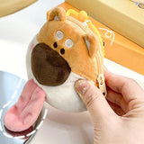 Maxbell 2x Plush Dog Keychain Cute Birthday Gift Decoration Pockets Purse