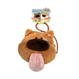 Maxbell 2x Plush Dog Keychain Cute Birthday Gift Decoration Pockets Purse