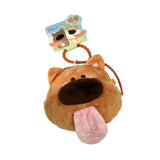 Maxbell 2x Plush Dog Keychain Cute Birthday Gift Decoration Pockets Purse