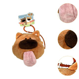 Maxbell 2x Plush Dog Keychain Cute Birthday Gift Decoration Pockets Purse