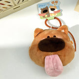 Maxbell 2x Plush Dog Keychain Cute Birthday Gift Decoration Pockets Purse