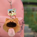 Maxbell 2x Plush Dog Keychain Cute Birthday Gift Decoration Pockets Purse