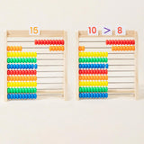 Maxbell Wooden Abacus for Kids Math Manipulatives for Age 3+ Years Old Gift Toddlers