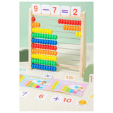 Maxbell Wooden Abacus for Kids Math Manipulatives for Age 3+ Years Old Gift Toddlers