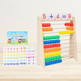 Maxbell Wooden Abacus for Kids Math Manipulatives for Age 3+ Years Old Gift Toddlers