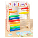 Maxbell Wooden Abacus for Kids Math Manipulatives for Age 3+ Years Old Gift Toddlers
