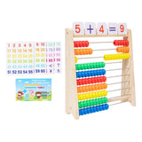 Maxbell Wooden Abacus for Kids Math Manipulatives for Age 3+ Years Old Gift Toddlers