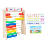 Maxbell Wooden Abacus for Kids Math Manipulatives for Age 3+ Years Old Gift Toddlers