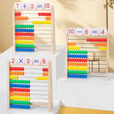 Maxbell Wooden Abacus for Kids Math Manipulatives for Age 3+ Years Old Gift Toddlers