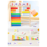 Maxbell Wooden Abacus for Kids Math Manipulatives for Age 3+ Years Old Gift Toddlers