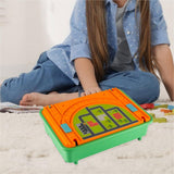 Maxbell Wooden Train and Track Sets DIY for Boys Girls Toddlers Ages 3 4 5 Years Old