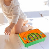 Maxbell Wooden Train and Track Sets DIY for Boys Girls Toddlers Ages 3 4 5 Years Old