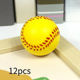Maxbell 12x Bouncy Balls Foam Bouncing Balls Classroom Prizes School Carnival Reward