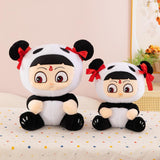 Maxbell Plush Panda Toy Anime Figure Stuffed Animal for Children Girls Birthday Gift 35cm